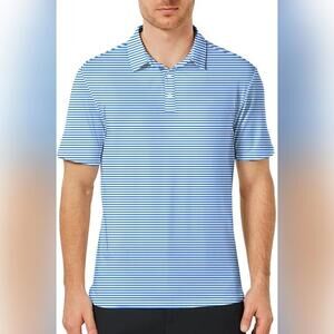 NWT Tomwol Men's Polo Dry Fit Short Sleeve Casual Moisture Wicking Golf Shirt, S
